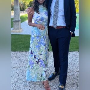 & Other Stories Floral Maxi Dress EU 40